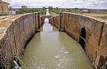 Jakobsweg (Camino Francés): Canal de Castilla - Schleuse - Frómista