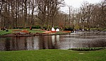 Keukenhof: Parkdetail mit See - Lisse