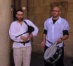 Palacio de los Guzmanes: Fiesta Medieval - Musiker - León