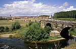 Jakobsweg (Camino Francés): Blick auf den Ort - Hospital de Órbigo