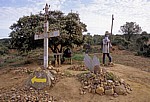 Jakobsweg (Camino Francés): Pilgerdenkmal und Rastplatz - Castilla y León