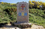 Jakobsweg (Camino Francés): Grenzstein nach Galicia - Galicia