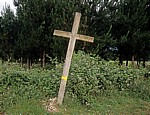 Jakobsweg (Camino Francés): Geneigtes Wegekreuz - Galicia