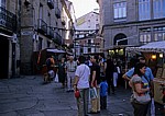 Altstadt: Rúa das Casas Reais - Mittelalterlicher Markt - Santiago de Compostela