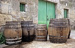 Jakobsweg (Caminho Português): Weinfässer - Padrón