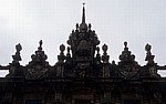 Altstadt: Casa del Cabildo â€“ Detail der Fassade - Santiago de Compostela