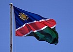 Flagge Namibias - Namibia