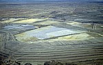 Flug über die Namib: Rössing-Mine (größter Urantagebau der Welt) - Namib
