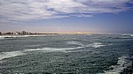 Blick von der Jetty (Eisenbrücke): Atlantischer Ozean - Swakopmund