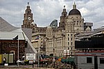 Three Graces (v.l.): Royal Liver Building, Cunard Building and Port of Liverpool Building - Liverpool