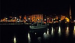 Albert Dock mit Pumphouse bei Nacht - Liverpool