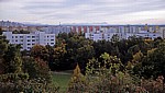 Ostpark: Blick über Neuperlach auf die Bayerischen Alpen - München