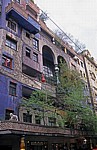 Löwengasse: Hundertwasserhaus (Hundertwasser-KrawinaHaus) - Wien