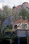 Kegelgasse / Löwengasse: Hundertwasserhaus (Hundertwasser-KrawinaHaus) - Wien
