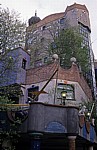 Kegelgasse / Löwengasse: Hundertwasserhaus (Hundertwasser-KrawinaHaus) - Wien