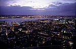 Blick vom Turm der Liverpool Cathedral: Waterfront und Pier Head - Liverpool