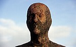 Kunstinstallation: Another Place (Antony Gormley) - Kopf - Crosby