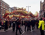 Chinatown (Berry Street): Chinesisches Neujahrsfest - Drachentanz  - Liverpool