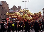 Chinatown (Berry Street): Chinesisches Neujahrsfest - Drachentanz - Liverpool