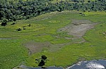 Flug Kwara - Maun: Blick auf das Delta - Okavango-Delta