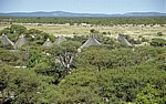 Okaukuejo: Blick vom Turm über das Camp - Etosha Nationalpark