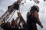 Strand Street: Sea Odyssey - Giant Spectacular (Royal de Luxe): Giant Uncle (der Taucher) - Liverpool
