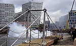 Canning Dock: Sea Odyssey - Giant Spectacular (Royal de Luxe): Nebelschwaden - Liverpool