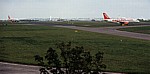Speke Hall: Blick auf den John-Lennon-Airport - Liverpool