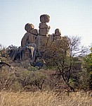 Whovi Wild Area: Felsformation - Balancierende Steine: Mother and Child - Matopos National Park