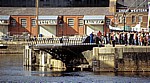 Hartley Quay: Albert Dock Swing Bridge (Schwenkbrücke) - Liverpool