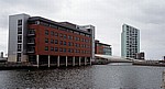 Princes Dock: Princes Dock Bridge (Fußgängerbrücke) - Liverpool