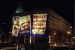 Pier Head: Light-Show am Cunard Building - Liverpool