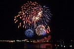 Pier Head: Feuerwerk über dem River Mersey - Liverpool