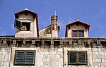 Stari Grad (Altstadt): Dach mit Erkern - Dubrovnik