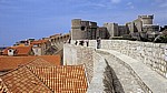 Stari Grad (Altstadt): Dubrovacke gradske zidine (Stadtmauer) und Tvrdava Minceta (Festung Minceta) - Dubrovnik