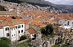 Stari Grad (Altstadt): Blick von der Stadtmauer - Dubrovnik