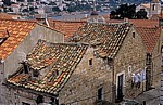 Stari Grad (Altstadt): Blick von der Stadtmauer - Dächer - Dubrovnik