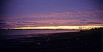Sonnenuntergang über dem River Mersey - Liverpool