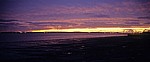 Sonnenuntergang über dem River Mersey - Liverpool