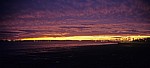 Sonnenuntergang über dem River Mersey - Liverpool