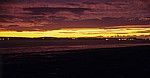 Sonnenuntergang über dem River Mersey - Liverpool