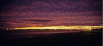 Sonnenuntergang über dem River Mersey - Liverpool
