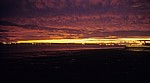 Sonnenuntergang über dem River Mersey - Liverpool