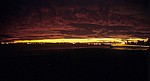Sonnenuntergang über dem River Mersey - Liverpool