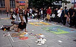 The James William Carling International Pavement Art Competition: Straßenmalerei - Liverpool