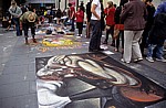 The James William Carling International Pavement Art Competition: Straßenmalerei - Liverpool