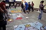 The James William Carling International Pavement Art Competition: Straßenmalerei - Liverpool