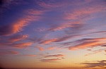 Abendstimmung am River Mersey: Wolken - Liverpool