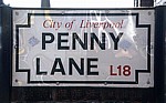 Penny Lane: Straßenschild - Liverpool